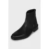 Men's boots with relief pattern