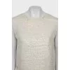 Linen dress straight cut
