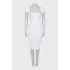 Ribbed Bodycon Dress with Tag