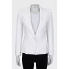 White fitted jacket