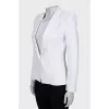 White fitted jacket