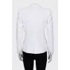 White fitted jacket