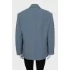 Light blue double-breasted jacket