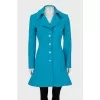Light blue fitted coat