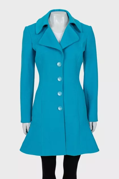 Light blue fitted coat