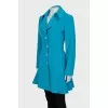 Light blue fitted coat
