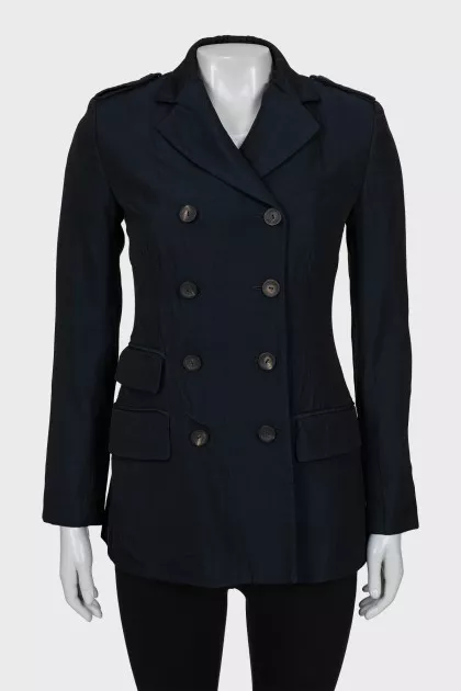 Black wool jacket