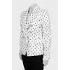 Polka dot jacket with tag