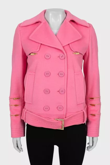Short wool coat