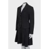 Fitted jacket and skirt suit