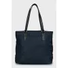 Textile shoulder bag