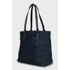 Textile shoulder bag