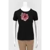 T -shirt with application