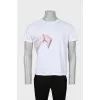 Men's white t-shirt