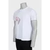 Men's white t-shirt