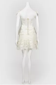 White lace dress