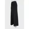 Black maxi skirt with tag