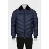 Men's jacket with detachable collar