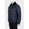 Men's jacket with detachable collar