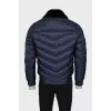 Men's jacket with detachable collar