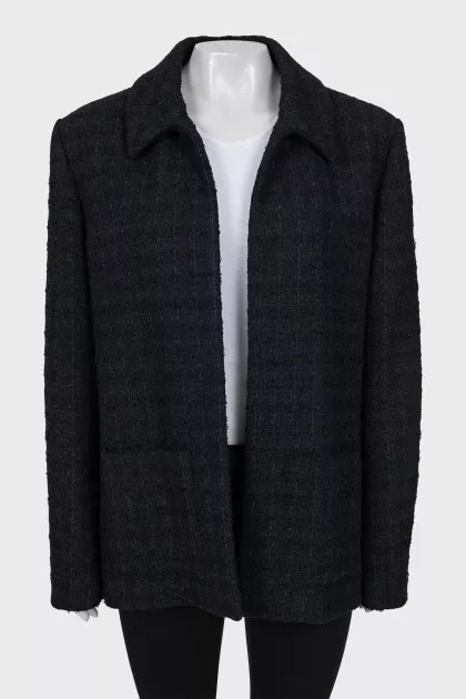 Black tweed jacket