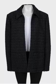 Black tweed jacket