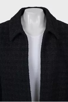 Black tweed jacket