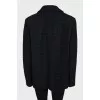 Black tweed jacket