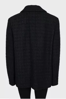 Black tweed jacket