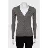Cardigan in signature print