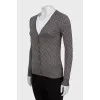 Cardigan in signature print