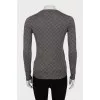 Cardigan in signature print