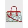 Canvas bag with signature print