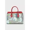Canvas bag with signature print