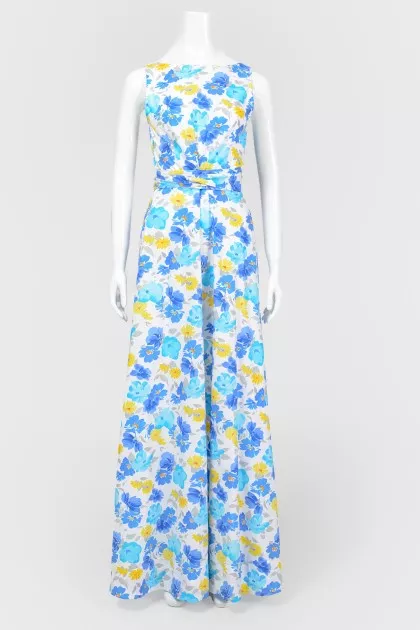 Maxi dress in a flower print