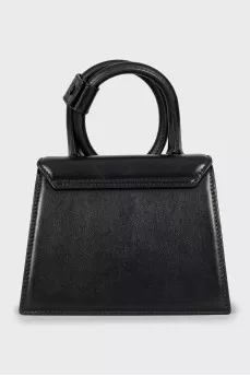 Le Chiquito Noeud black leather bag