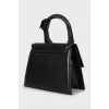 Le Chiquito Noeud black leather bag