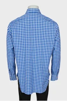 Men's Two-Tone Checkered Shirt