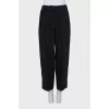 Wide trousers with arrows