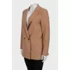 Straight jacket in brown