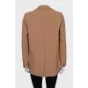 Straight jacket in brown