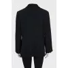 Wool jacket with pockets
