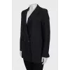 Straight cut jacket with patch pockets