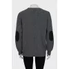 Gray cashmere sweater