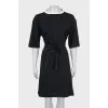 Dress with a cutout on the back