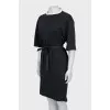 Dress with a cutout on the back