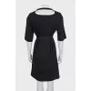 Dress with a cutout on the back