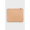Beige leather bag