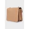 Beige leather bag