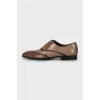 Men's leather lace-up brogues